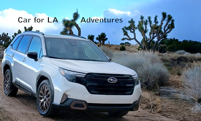 2025 Subaru Forester Best of LA, Explore Los Angeles. LA Outdoors