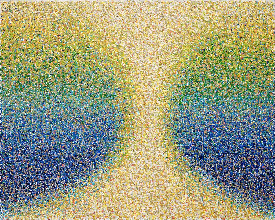 LA-Art-Show-Opens-Jan-03 LA Art Show 2026 exhibition floor featuring international contemporary art and galleries in Los Angeles