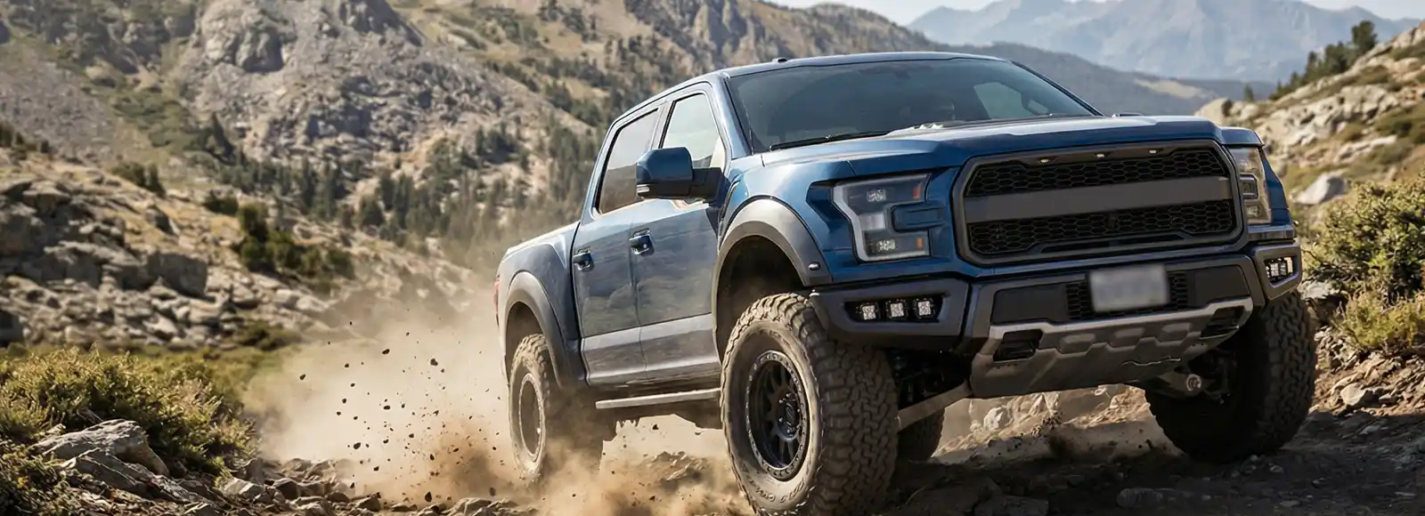 Ford F-150 Raptor off-road truck — hero banner image