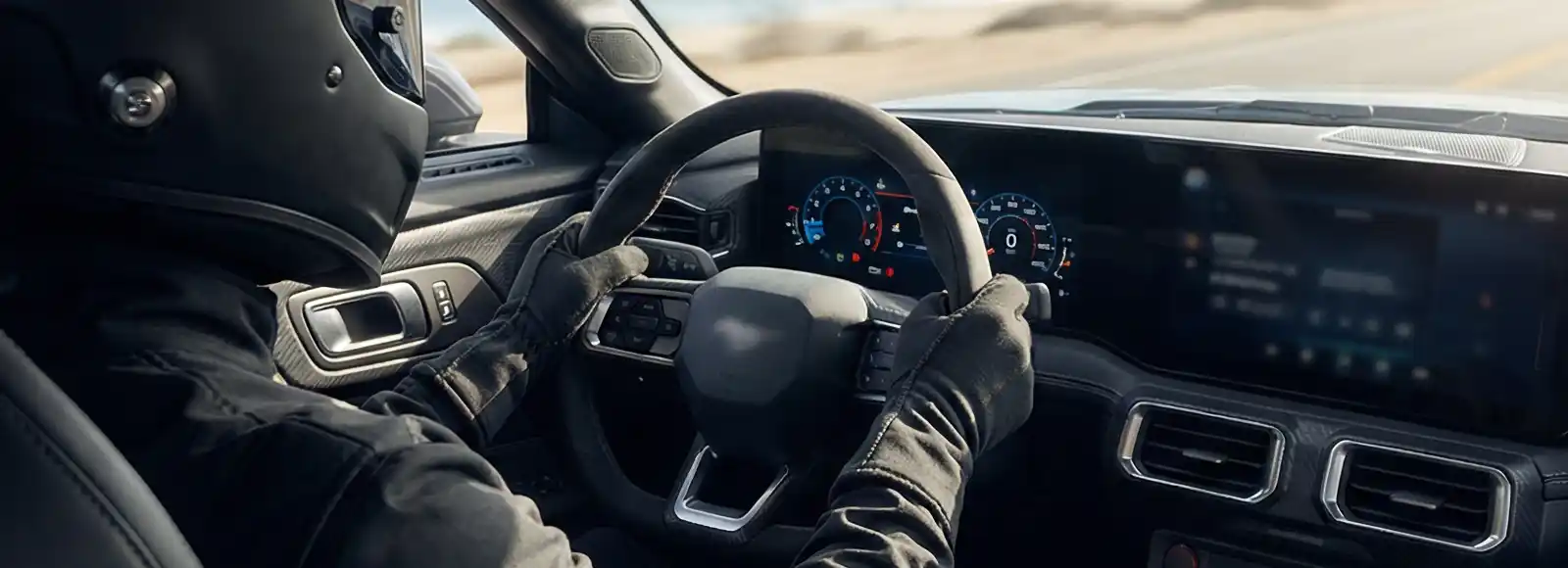 Ford Mustang Dark Horse sports car — hero banner image