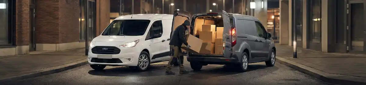 adv-Ford-Transit-Connect-hero-s Ford Transit Connect cargo area with organized storage