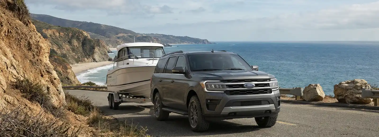 Ford Expedition full-size SUV driving on the highway