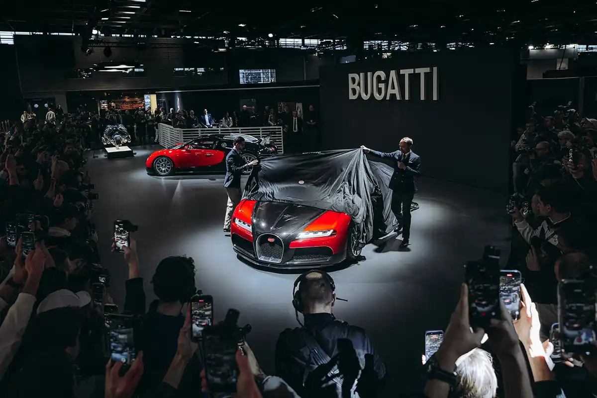 Bugatti Veyron 20th anniversary and F.K.P. Hommage hypercar design, W16 engineering, and bespoke luxury details