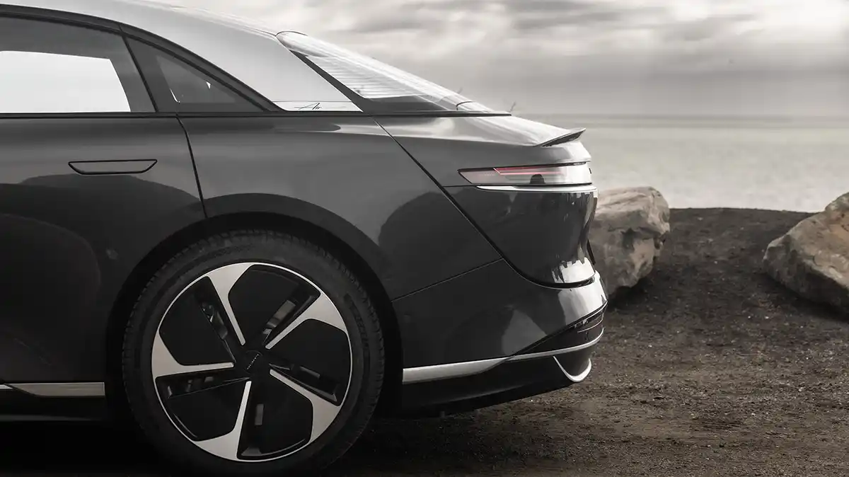 LUCID-AIR-TOURING-2026-06 2026 Lucid Air Touring luxury electric sedan front three-quarter view