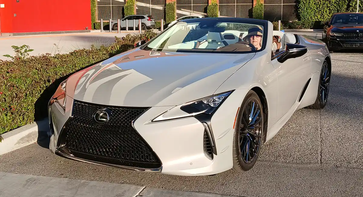 2026 Lexus LC500 Convertible Inspiration Series parked in Los Angeles