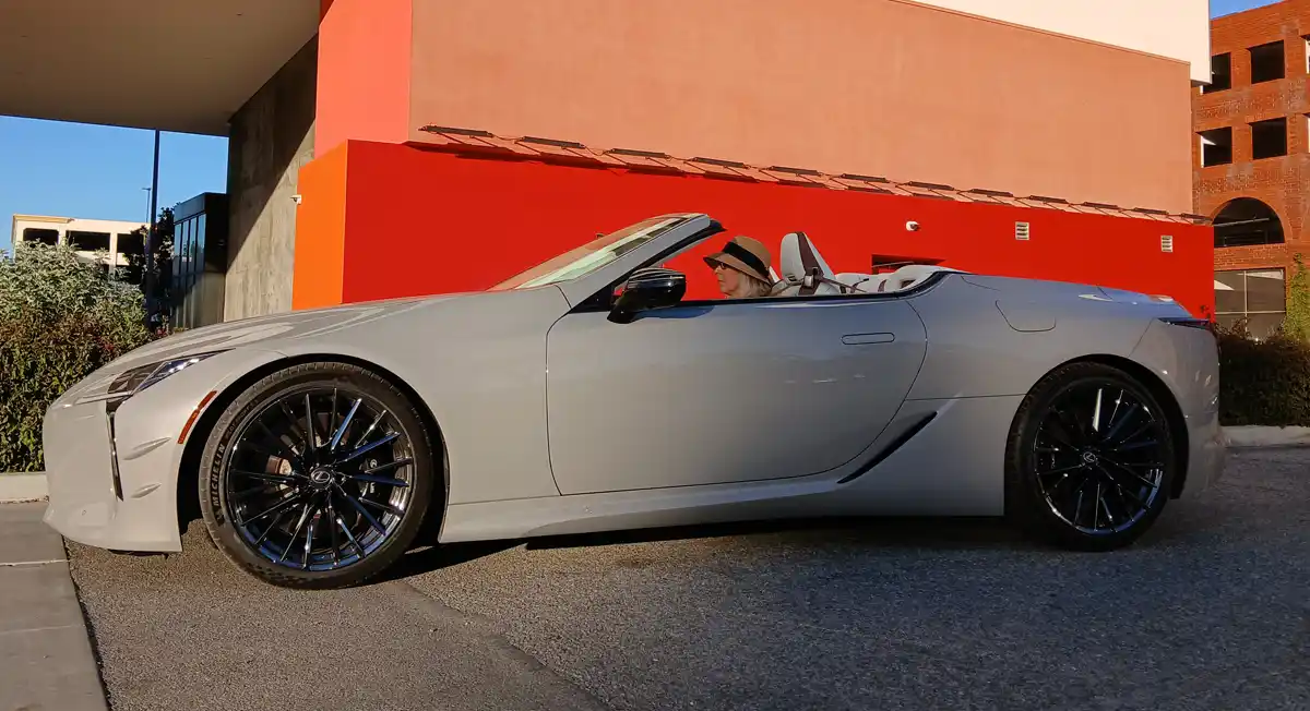 2026 Lexus LC500 Convertible Inspiration Series parked in Los Angeles