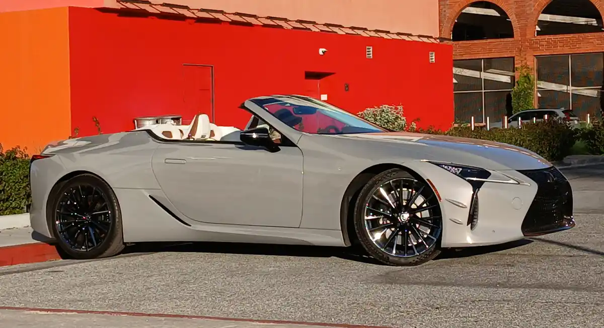2026 Lexus LC500 Convertible Inspiration Series parked in Los Angeles