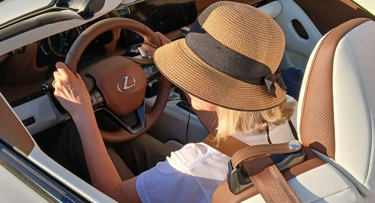 2026 Lexus LC500 Convertible Inspiration Series parked in Los Angeles