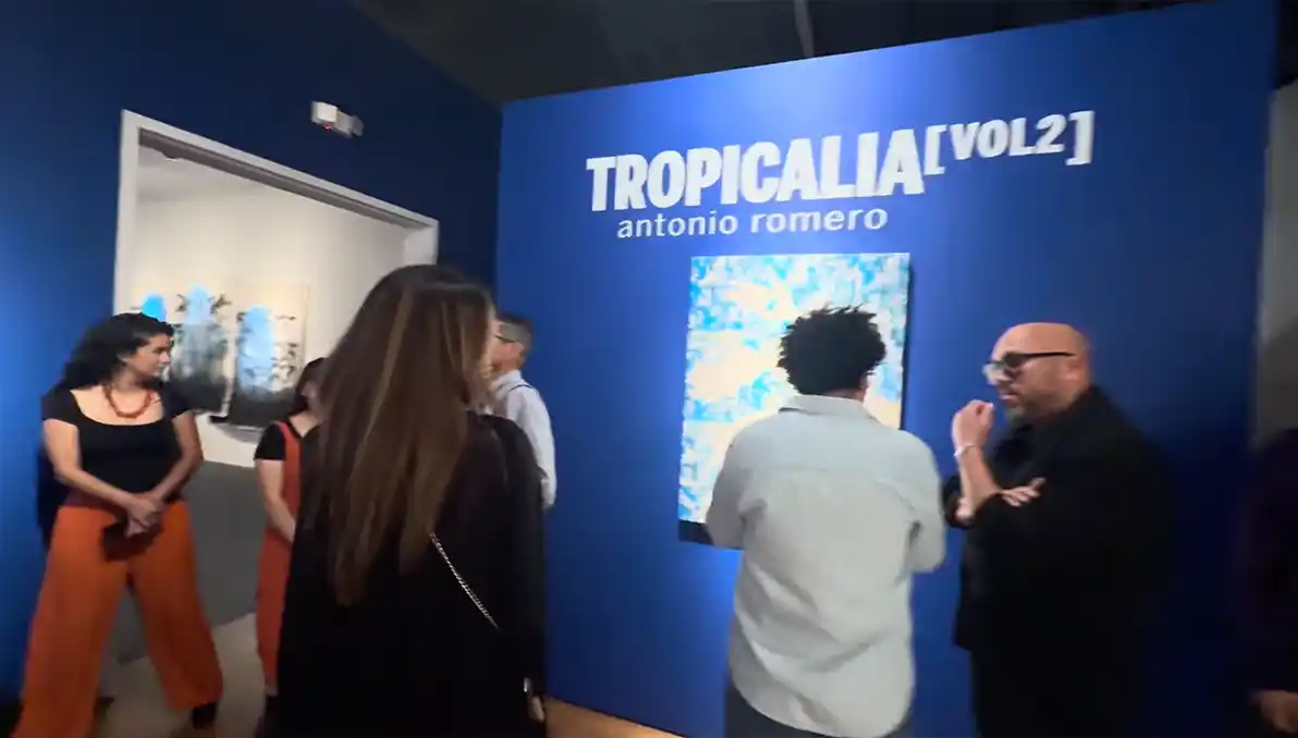 VIP guests arriving at MOLAA in Long Beach for a Latin American art exhibition