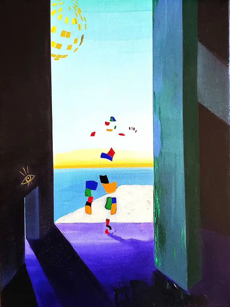 Obras surrealistas de Ricardo Rodríguez-Long en exposición
